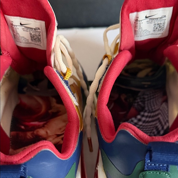 💝❤️Nike AIR MAX 270  Women's blue void/metallic gold. NIKE AIR MAX 270 REACT💝❤️ - Picture 12 of 16